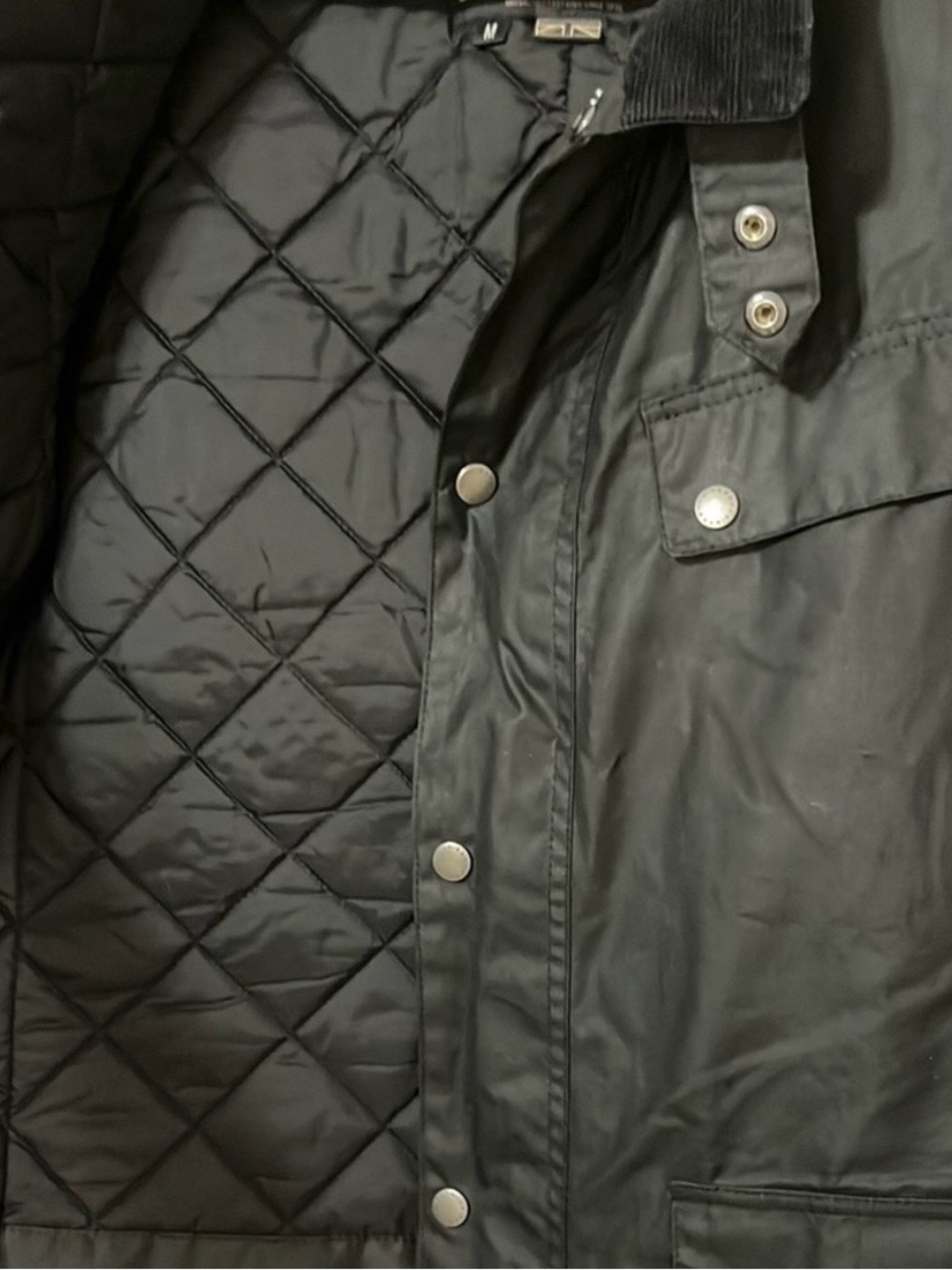 Barbour Black Military Field Jacket - Picture 4 of 6